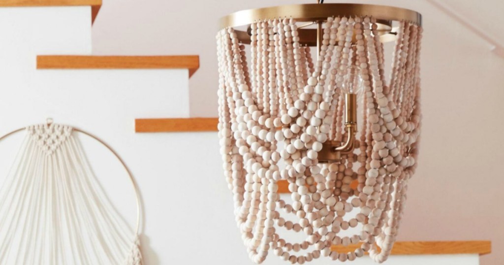 World Market beaded light 