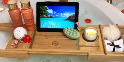 Soak Your Worries Away With a Bathtub Caddy Tray