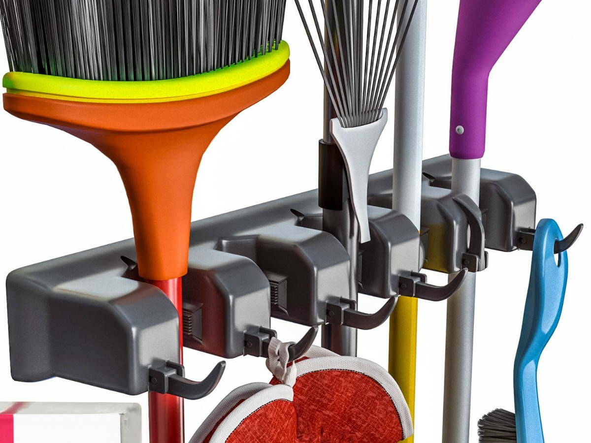 broom and mop holder 