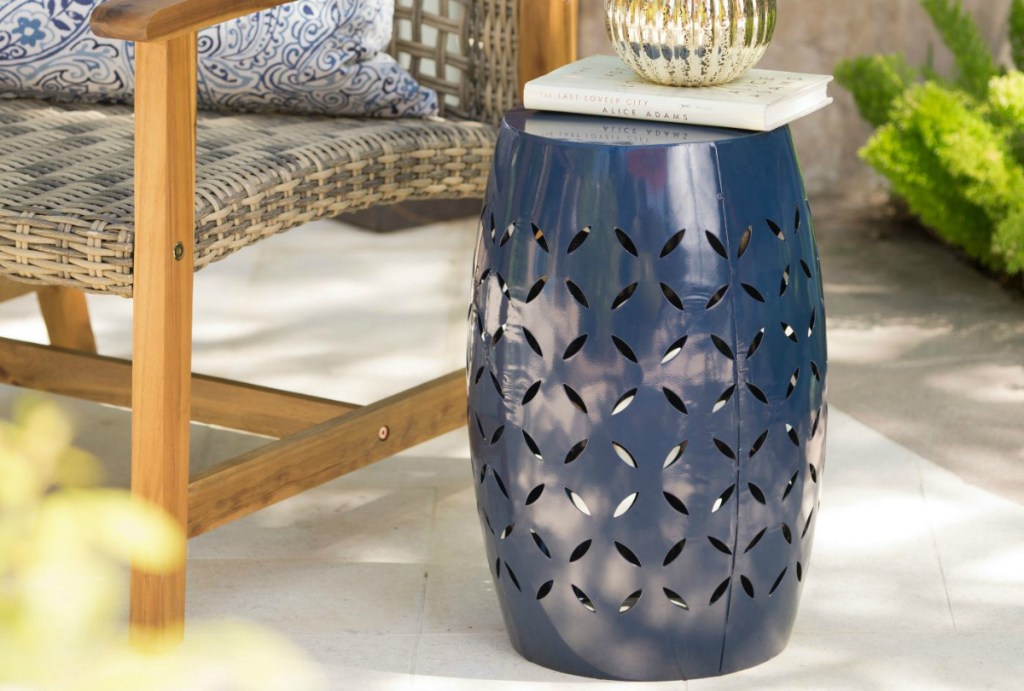 Christopher Knight Home Lilac 12" Iron Side Table