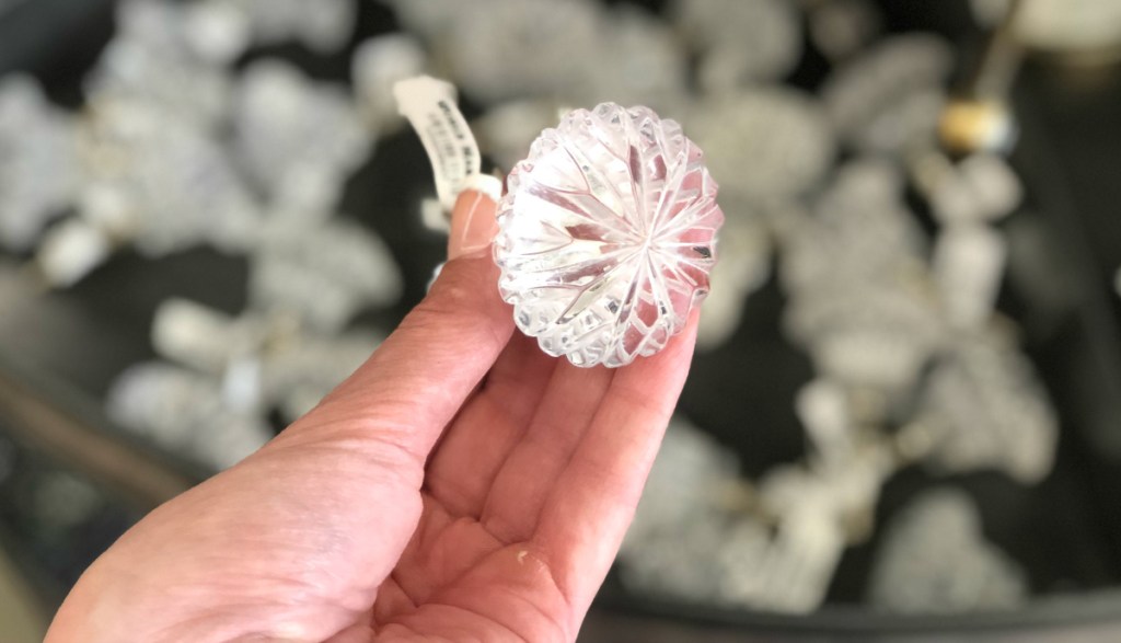 Clear Ball Knobs (Set of 2)