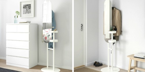 Short on Space? This Space-Saving IKEA Valet Stand with Mirror is Genius!