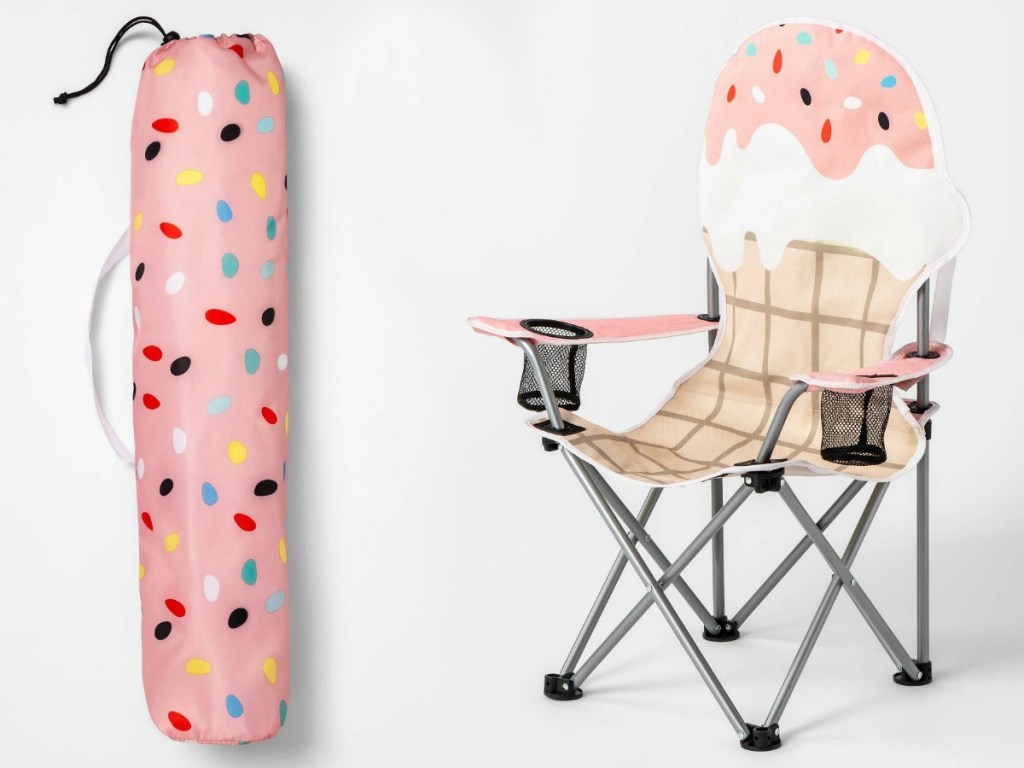 ice cream kids camp chair