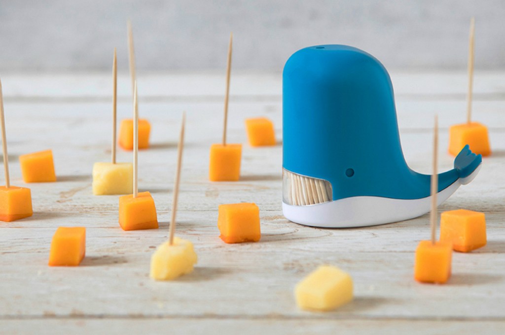 Peleg Design Blue Jonah Whale Toothpick Dispenser