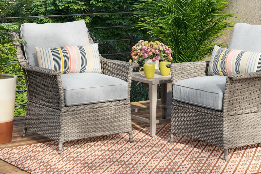 Threshold Foxborough 2pk Patio Club Chairs