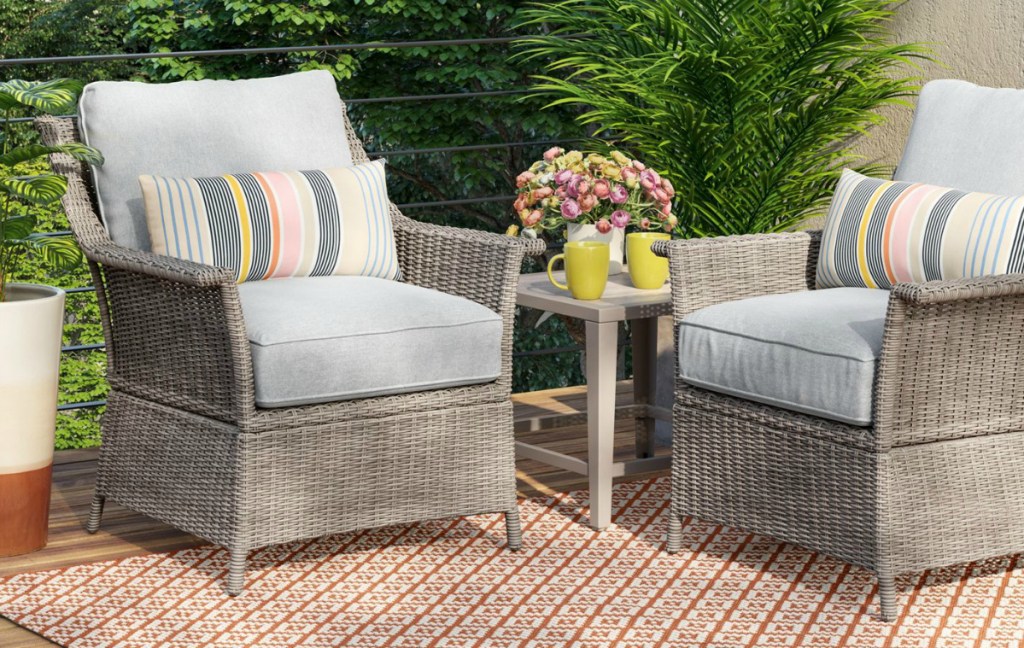 Threshold Foxborough 2pk Patio Club Chairs