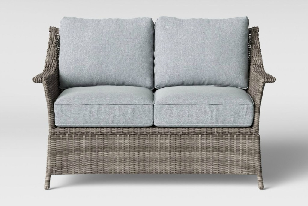 Gray Threshold Foxborough Traditional Patio Loveseat