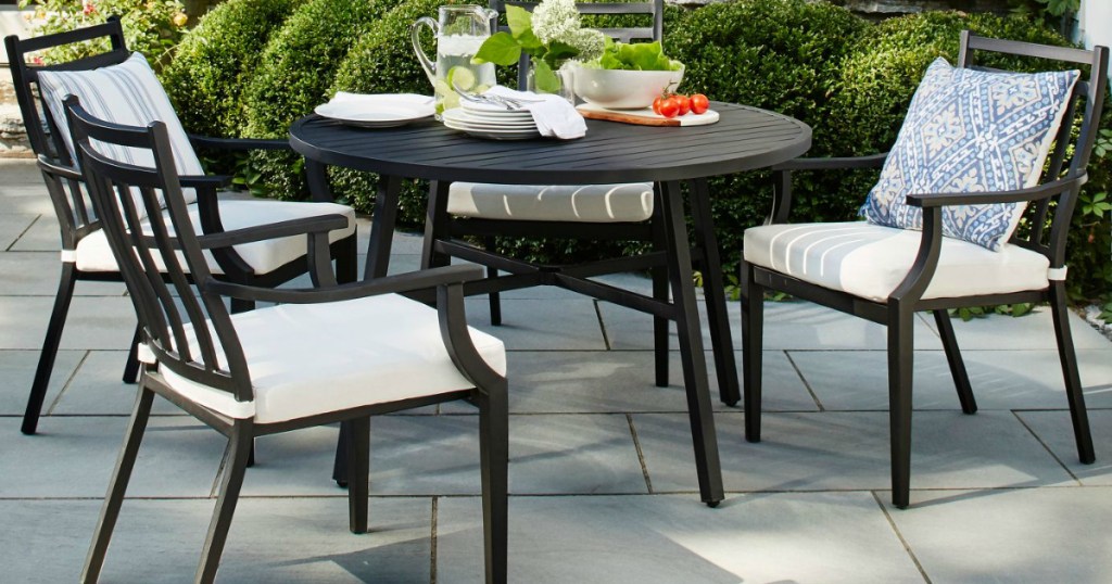Threshold Linen Fairmont 2pk Stationary Patio Dining Chairs
