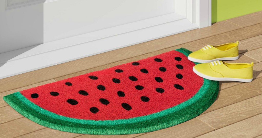 Watermelon doormat at Target