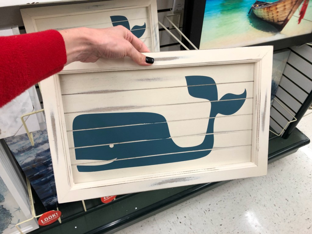 Whale Wood Wall Decor