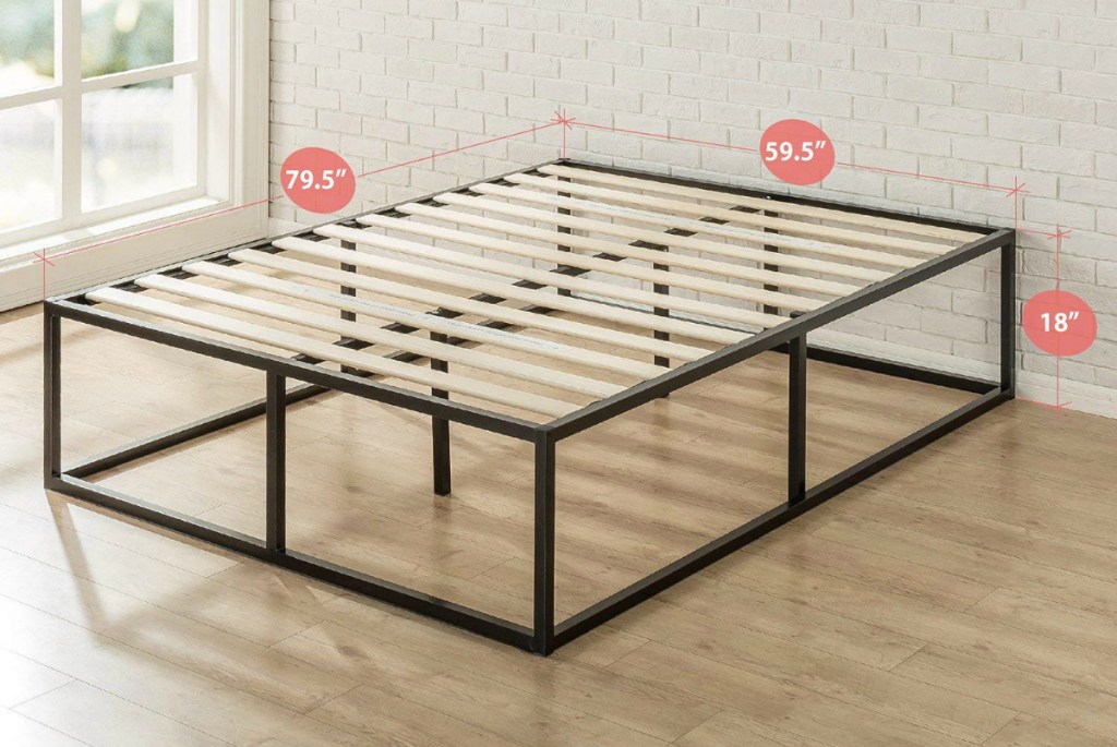 Zinus Joseph 18" Modern Studio Platform Queen Bed Frame