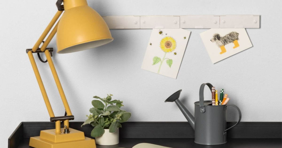 metal table lamp