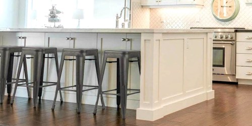 Stackable Metal Bar Stool 4-Piece Set Starting at $69.99 Shipped