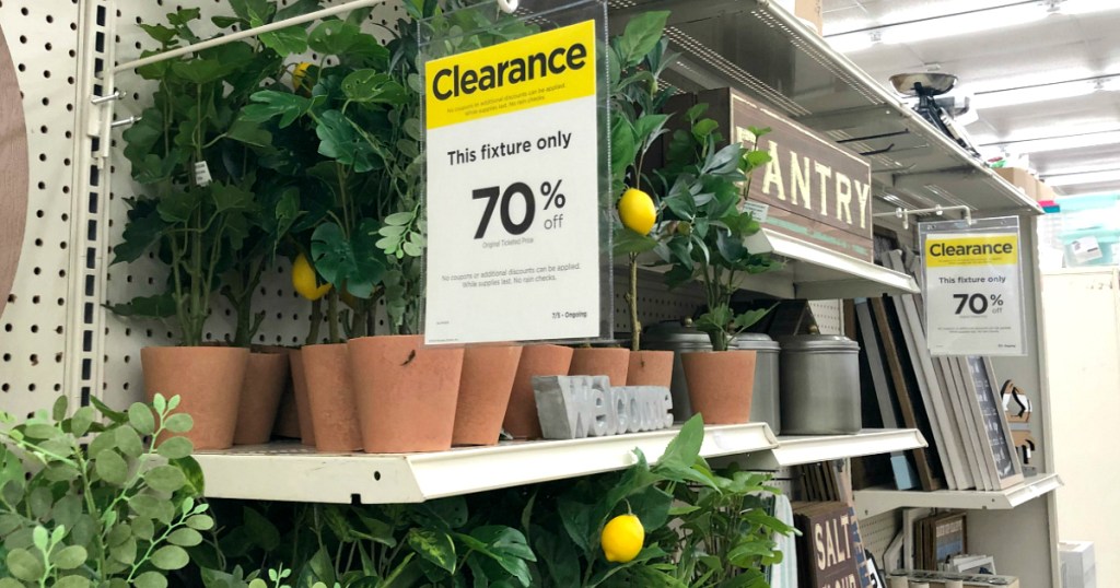 Clearance event at Michaels