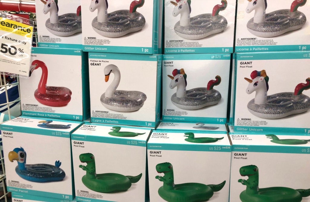 Giant Pool Floats at Michaels