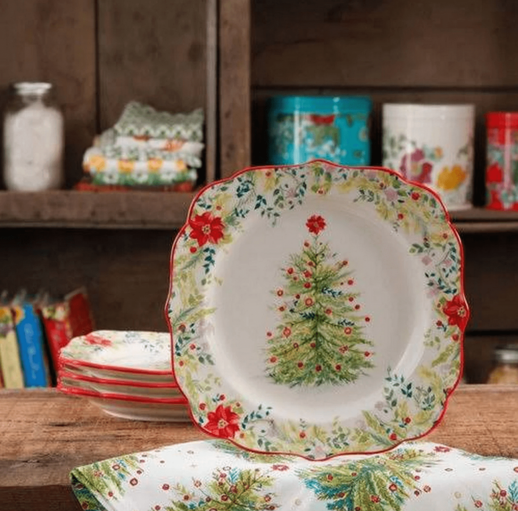The Pioneer Woman Christmas plates 