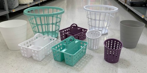 These Storage Bins are Available in Trendy Colors & Cost Less than Dollar Tree