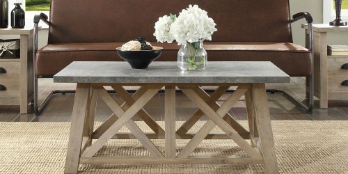 Farmhouse Coffee Table $80 Shipped & More Furniture Clearance Deals