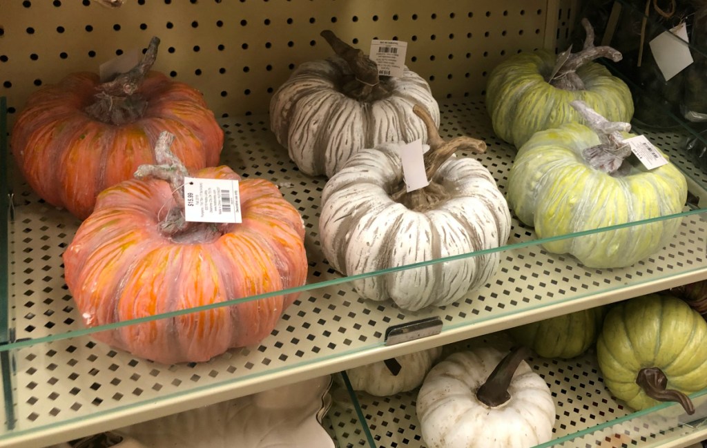 Wood Look Pumpkins
