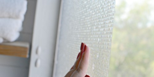 This Non-Adhesive Window Film Creates Privacy & Decor (AND It’s Only $8.99!)