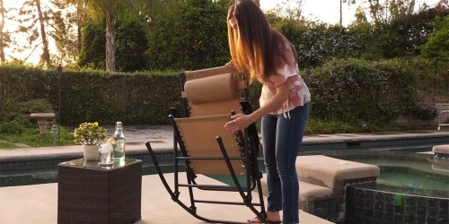 Relax in a Zero Gravity Rocking Chair for Only $42.99 Shipped (Regularly $129)