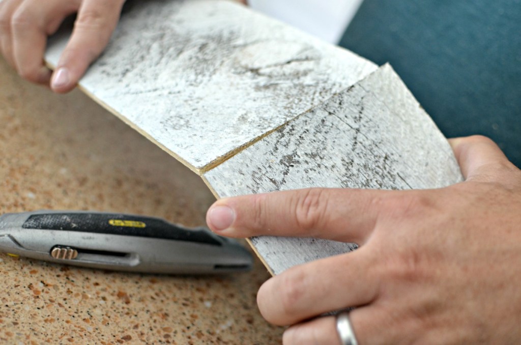 cutting a Stikwood plank