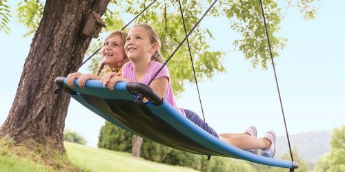 This Platform Swing is Under $40 Shipped from Sam’s Club (Holds Up to 400 Pounds!)