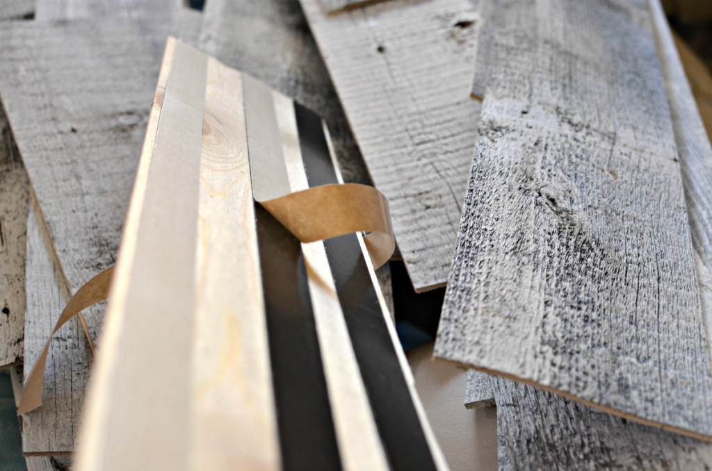 the back of stikwood peel and stick planks 