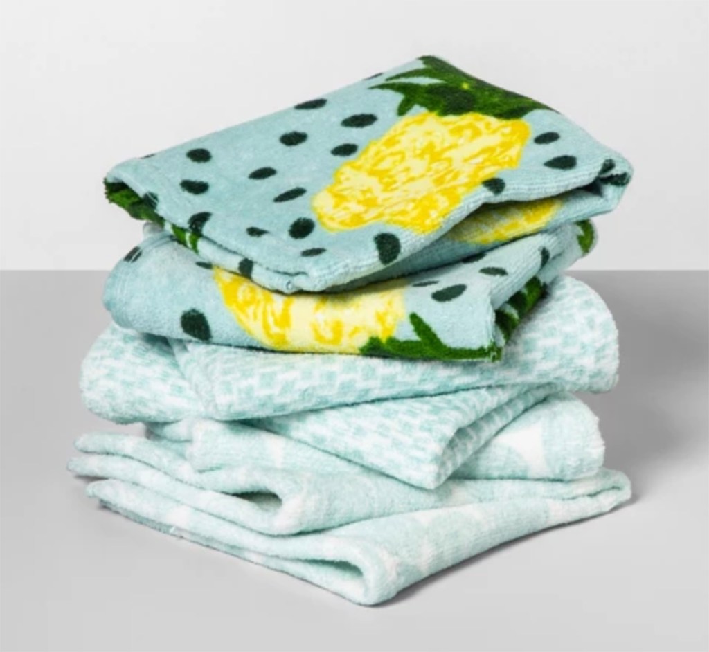 opalhouse pinapple wash cloth set from target 