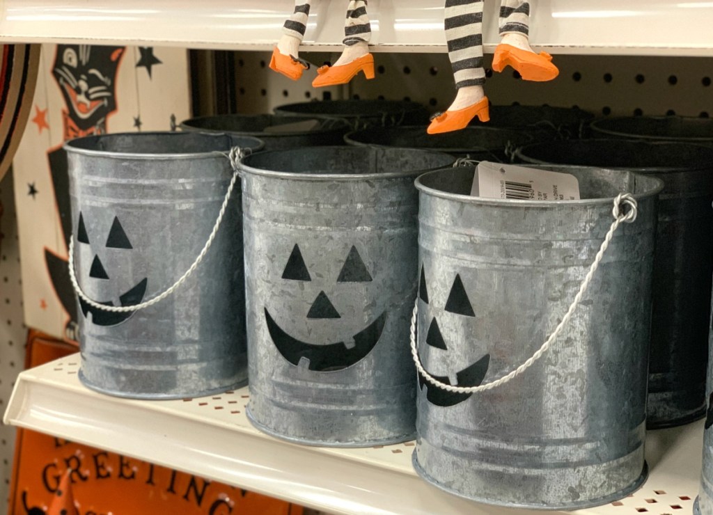 Ashland Jack-O'-Lantern Face Galvanized Candle Holder