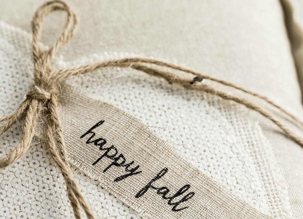 happy fall sign