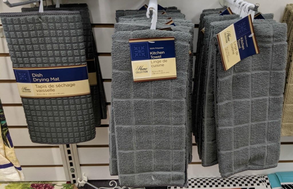 gray dish towels