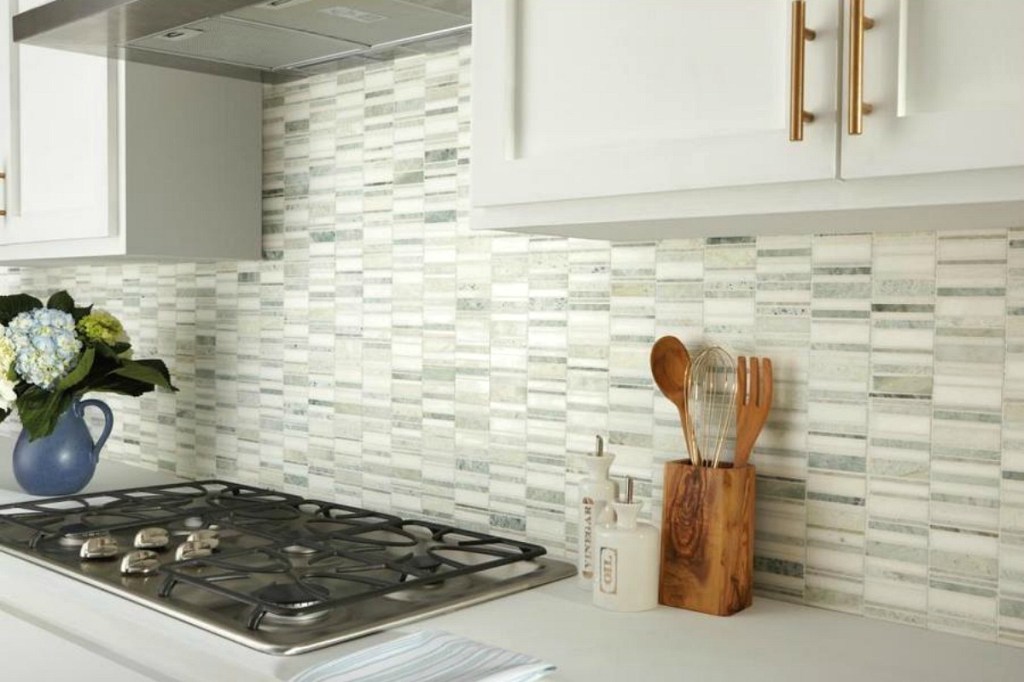 Mixed Pattern Mosaic Floor and Wall Tile