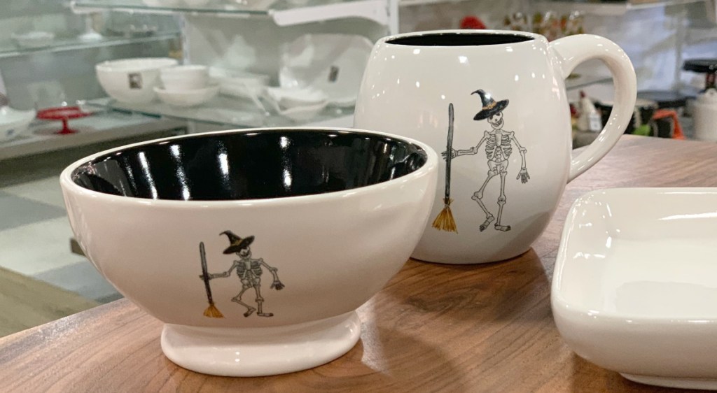 Rae Dunn Halloween Mugs and Bowls