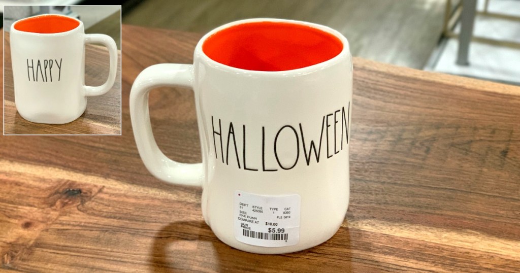 Rae Dunn Happy Halloween Mug at TJM