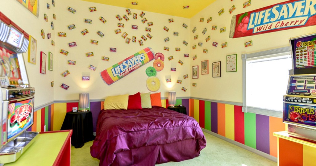 lifesaver candy themed room