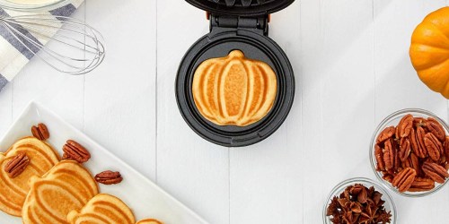 Make Pumpkin-Shaped Waffles with this Cute Kitchen Gadget