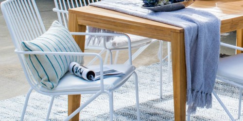 Walmart’s Modern Outdoor Dining Chairs are Stackable AND 72% Off