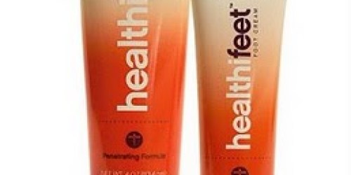 FREE HealthiFeet Foot Cream Sample & Coupon!