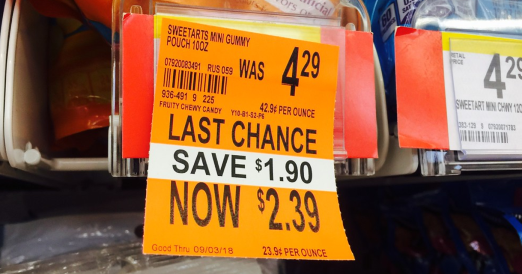 walgreens clearance tag