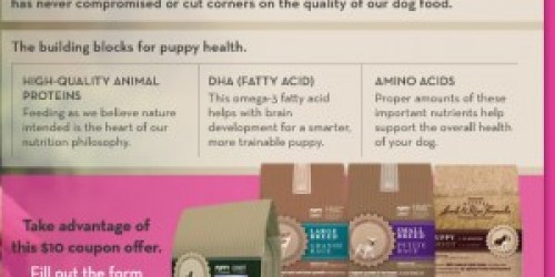 Request a $10 Eukanuba Dog Food Coupon!