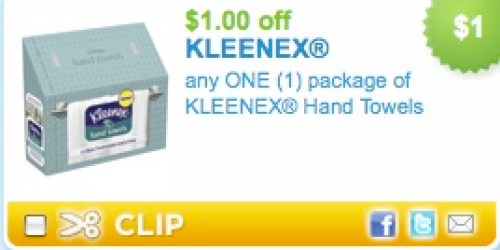 New $1/1 Kleenex Hand Towels Coupon!