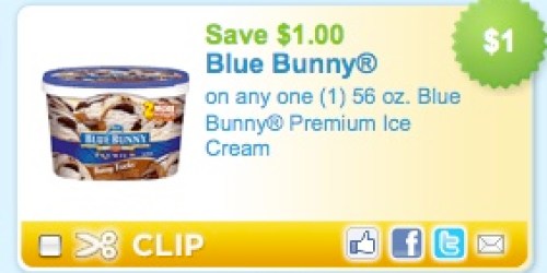 Rare $1/1 Blue Bunny Ice Cream Coupon!