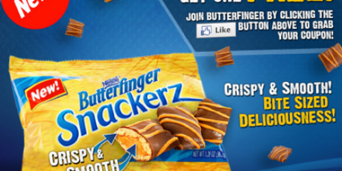 Buy 1 Get 1 FREE Butterfinger Snackerz Coupon!