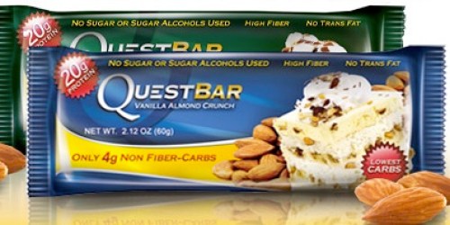 2 FREE Quest Protein Bars + Free Shipping!