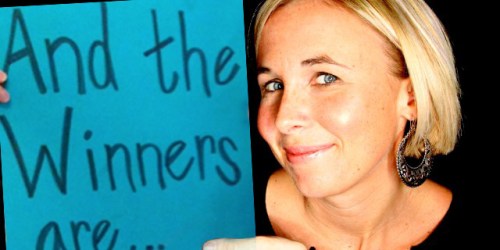 And the Giveaway Winners Are…