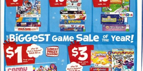 Toys R Us: Hasbro Game Rebate & Gift Card offer