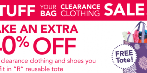 Toys R Us/Babies R Us: 40% Off Clearance Clothes & Shoes + FREE Reusable Tote