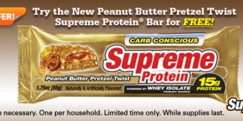 FREE Peanut Butter Pretzel Protein Bar Sample