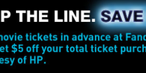 *HOT* $5 Off Fandango Ticket Purchase